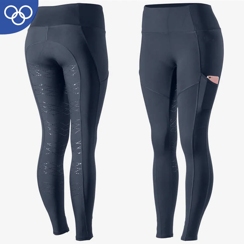 OEM ODM Equestrian Clothing Women's Silicone Full Seat Riding Tights with phone pocket
OEM ODM Equestrian Clothing Women's Silicone Full Seat Riding Tights with phone pocket