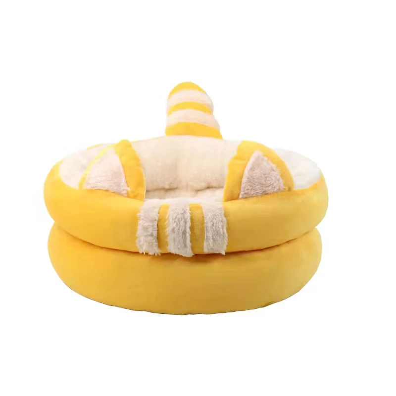 Comfortable Lovely Warm Pet Products Cat Nest Customized Private Small Round Dog Cat Bed
Comfortable Lovely Warm Pet Products Cat Nest Customized Private Small Round Dog Cat Bed