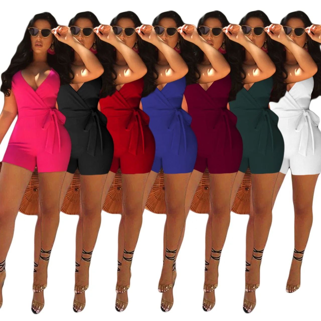 Fashion summer outfits for women 2021 solid color sexy spaghetti strap crop top sweater slim fit short two piece set tracksuit, Multi
Fashion summer outfits for women 2021 solid color sexy spaghetti strap crop top sweater slim fit short two piece set tracksuit, Multi