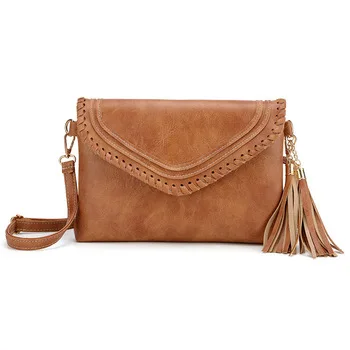 Wholesale Monogram Female Tassel Handbag Ladies Fashion Envelope Messenger Clutch Purse for women shoulder bag, Red, gray, black, arm green, brown
Wholesale Monogram Female Tassel Handbag Ladies Fashion Envelope Messenger Clutch Purse for women shoulder bag, Red, gray, black, arm green, brown