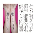 Mini Tattoos Temporary Tattoo Children Or Adult Mini Black Temporary Tattoos