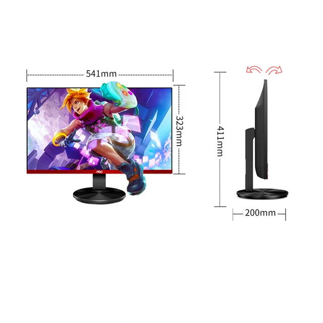 AOC 144hz gaming monitor G2490VX 24-inch 1ms game HD eye protection computer display
AOC 144hz gaming monitor G2490VX 24-inch 1ms game HD eye protection computer display