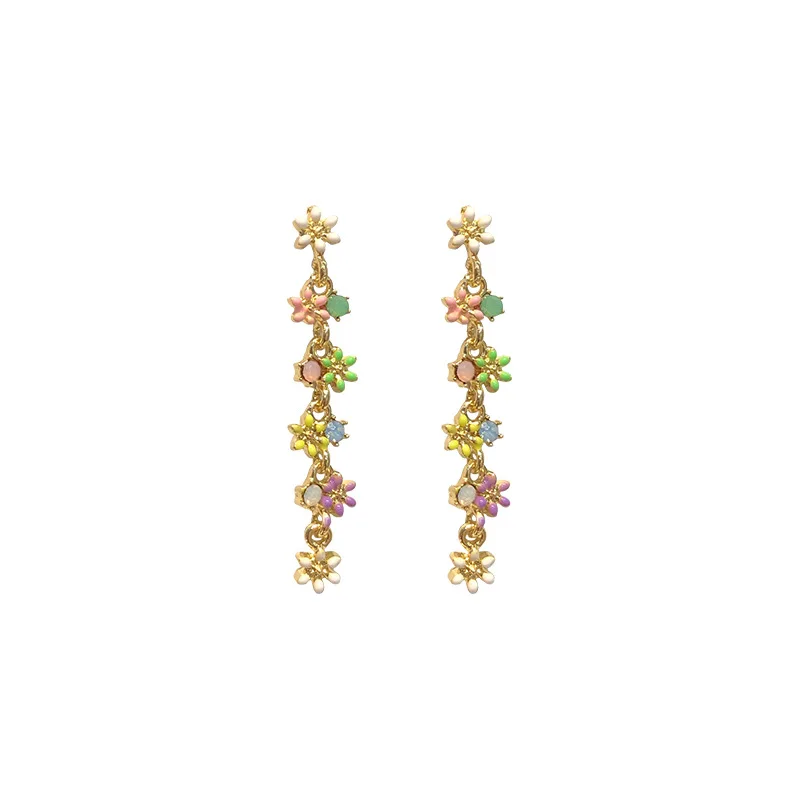 Candy Color Crystal Flower Daisy Drop Earring S925 Silver Needle Earring Jewelry Accessory For Women Girl Gift, Multi color
Candy Color Crystal Flower Daisy Drop Earring S925 Silver Needle Earring Jewelry Accessory For Women Girl Gift, Multi color