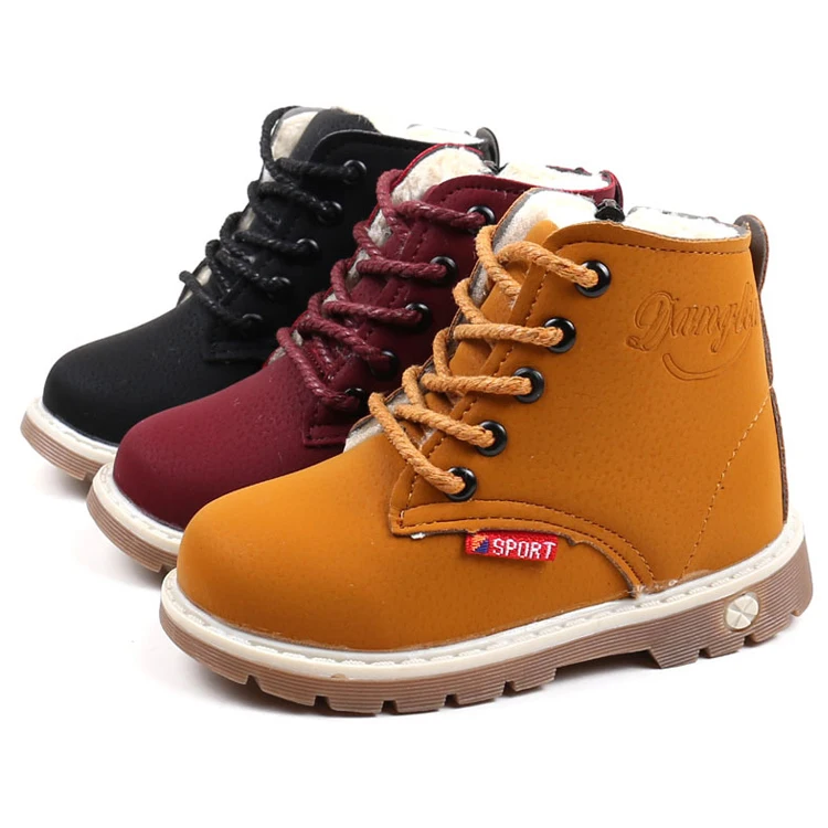 Winter 2020 Boys Girls Children's Snow Boots Fashion Martin Boots Thickened Kids Short Boots, Black,brown,yellow
Winter 2020 Boys Girls Children's Snow Boots Fashion Martin Boots Thickened Kids Short Boots, Black,brown,yellow