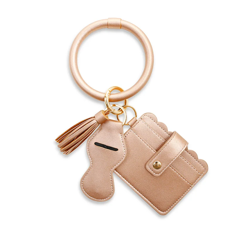 Free Shipping Rose Gold Fashion PU Leather Free Your Hands Car Key Holder Bangle Bracelet Wristlet Wallet with Chapstick Holder, Leopard, green, yellow, pink etc. or as request
Free Shipping Rose Gold Fashion PU Leather Free Your Hands Car Key Holder Bangle Bracelet Wristlet Wallet with Chapstick Holder, Leopard, green, yellow, pink etc. or as request