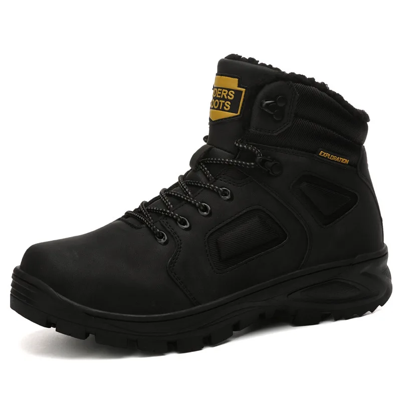 2021 autumn and winter outdoor mountaineering Martin boots short-tube cotton warm snow boots casual tooling men's boots, Picture 
2021 autumn and winter outdoor mountaineering Martin boots short-tube cotton warm snow boots casual tooling men's boots, Picture