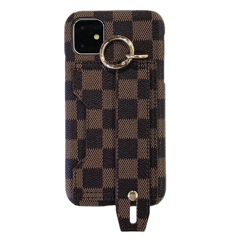 2021 Multifunctional PU Check Phone Case for iphone Cell Phone Protective Jacket with Card Slot and Wristband DOM-1161807, Black white brown
2021 Multifunctional PU Check Phone Case for iphone Cell Phone Protective Jacket with Card Slot and Wristband DOM-1161807, Black white brown
