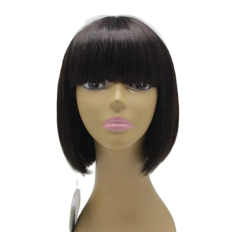 Wholesale Natural Looking Brazilian Human Hair Lace Front Wigs Straight Short Bob Lace Wig with Bangs for Women (free eyelash)
Wholesale Natural Looking Brazilian Human Hair Lace Front Wigs Straight Short Bob Lace Wig with Bangs for Women (free eyelash)