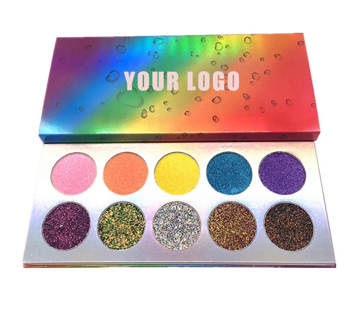 Beauty Makeup Cosmetic 10 Colors Rainbow Eye Shadow Shimmer Glitter Eyeshadow Palette
Beauty Makeup Cosmetic 10 Colors Rainbow Eye Shadow Shimmer Glitter Eyeshadow Palette