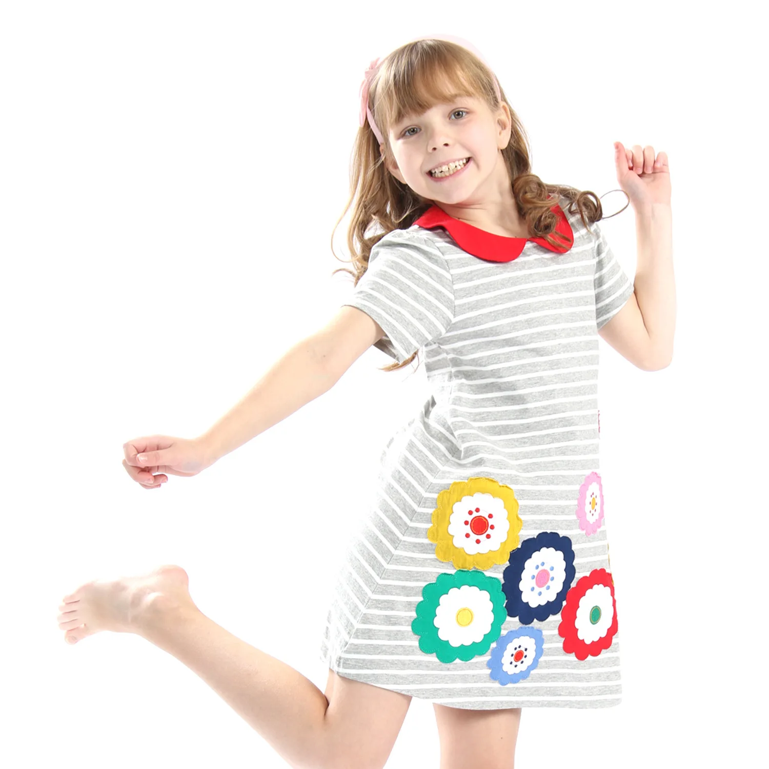 Summer Short Sleeve DressGirl Cartoon Printing Princess Dresses Kids Clothes, Black,grey
Summer Short Sleeve DressGirl Cartoon Printing Princess Dresses Kids Clothes, Black,grey