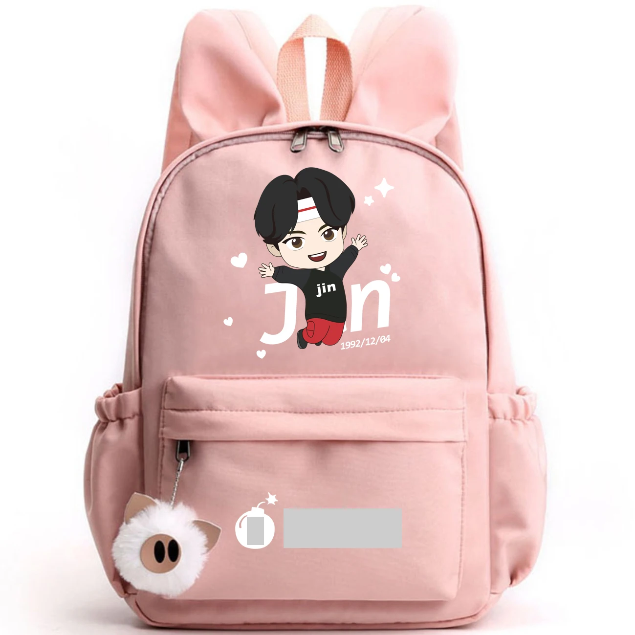 Bulletproof Youth League Q version cartoon anime schoolbag Korean version student large-capacity backpack, Blue, pink, black,apricot
Bulletproof Youth League Q version cartoon anime schoolbag Korean version student large-capacity backpack, Blue, pink, black,apricot