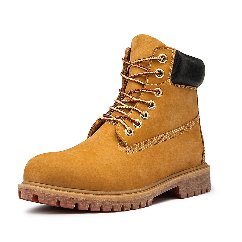 Wholesale British style work fashion leather keep warm winter ankle boots for men, Yellow
Wholesale British style work fashion leather keep warm winter ankle boots for men, Yellow