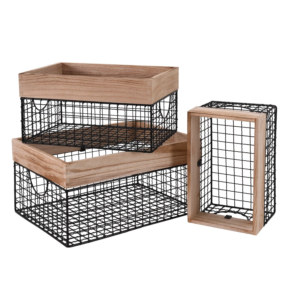 Free Shipping Set of 3 Baby Toys Organizer Bin Wooden Top Wire Storage Baskets, Customized
Free Shipping Set of 3 Baby Toys Organizer Bin Wooden Top Wire Storage Baskets, Customized