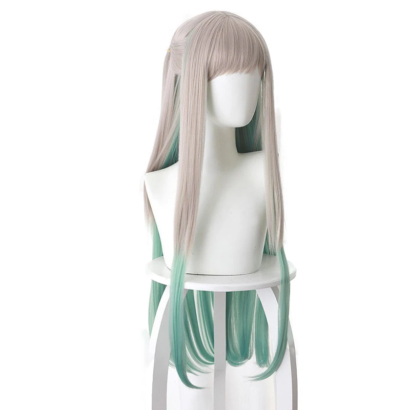 

Toilet-bound Jibaku Shounen Hanako kun Nene Yashiro wig female long grey small wave chemical fiber wig for cosplay party