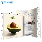 Advertising Custom Tension Fabric Display Magnetic Pop Up Wall Backdrop Stand For Birthday Party