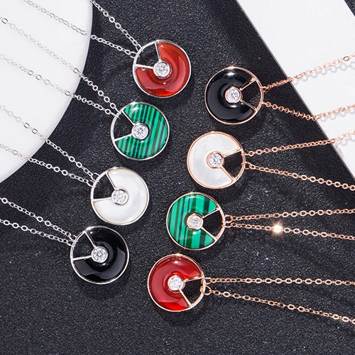 Charm Fashion Trendy Factory Wholesale 925 Sterling Silver Pearl chalcedony agate UFO Necklace Women's jewelry DIY
Charm Fashion Trendy Factory Wholesale 925 Sterling Silver Pearl chalcedony agate UFO Necklace Women's jewelry DIY