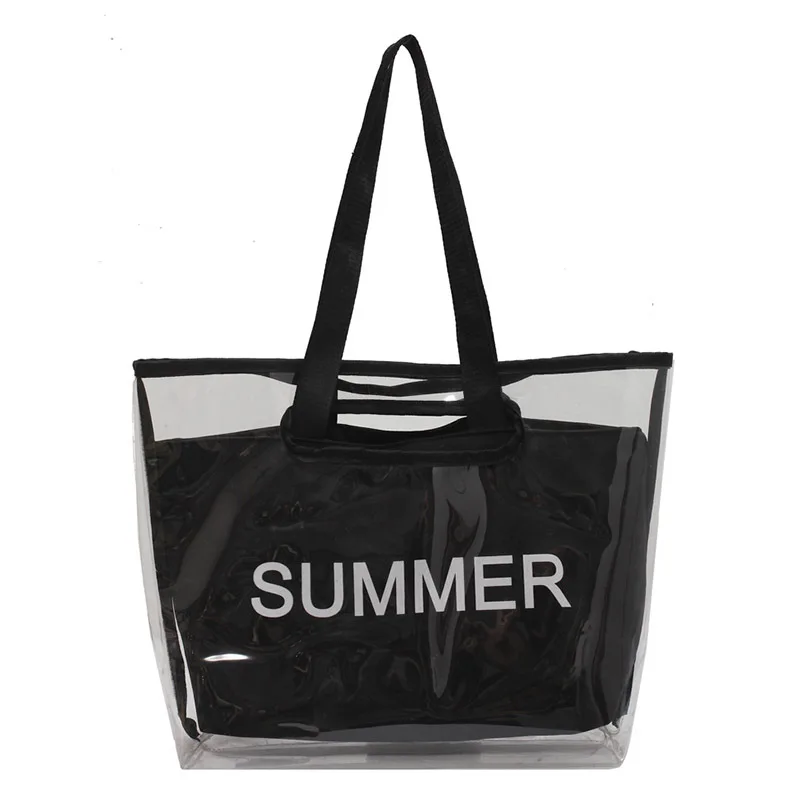2021 Korean Beach Casual 2in1 Large Candy Waterproof Handbags Jelly Tote Bags, White,black,orange
2021 Korean Beach Casual 2in1 Large Candy Waterproof Handbags Jelly Tote Bags, White,black,orange