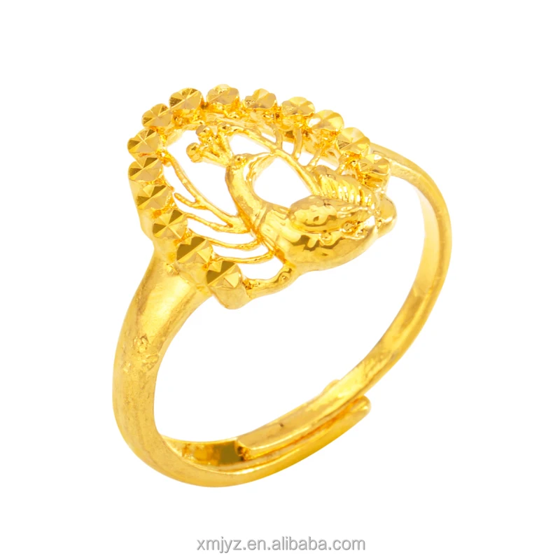 Cross-Border New Style Brass Gold-Plated Peacock Ring Open Ring Female Korean Simple Ring Jewelry Wholesale
Cross-Border New Style Brass Gold-Plated Peacock Ring Open Ring Female Korean Simple Ring Jewelry Wholesale