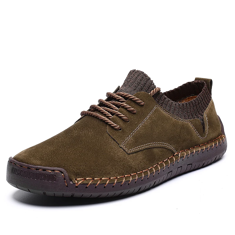 Fashion Casual Sneakers Men Shoes Breathable Suede Leather Sho Men Loafers Soft Outdoor Driving Shoe
Fashion Casual Sneakers Men Shoes Breathable Suede Leather Sho Men Loafers Soft Outdoor Driving Shoe