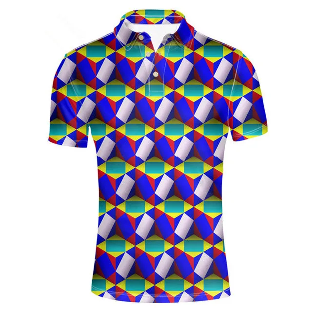 New Men's Tops Polo Shirts Summer Short Sleeve Turn-down Collar 3d Mix-color Slim Fat Fashion Men Polo Shirts Homme
New Men's Tops Polo Shirts Summer Short Sleeve Turn-down Collar 3d Mix-color Slim Fat Fashion Men Polo Shirts Homme