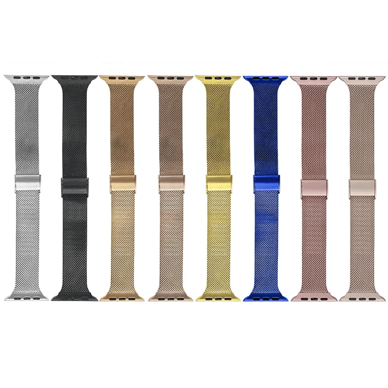 Qiman Fashion Slight Milanese strap For Apple Watch 5 band 44mm 40mm iWatch band 38mm Silm Stainless steel metal Strap for Apple
Qiman Fashion Slight Milanese strap For Apple Watch 5 band 44mm 40mm iWatch band 38mm Silm Stainless steel metal Strap for Apple