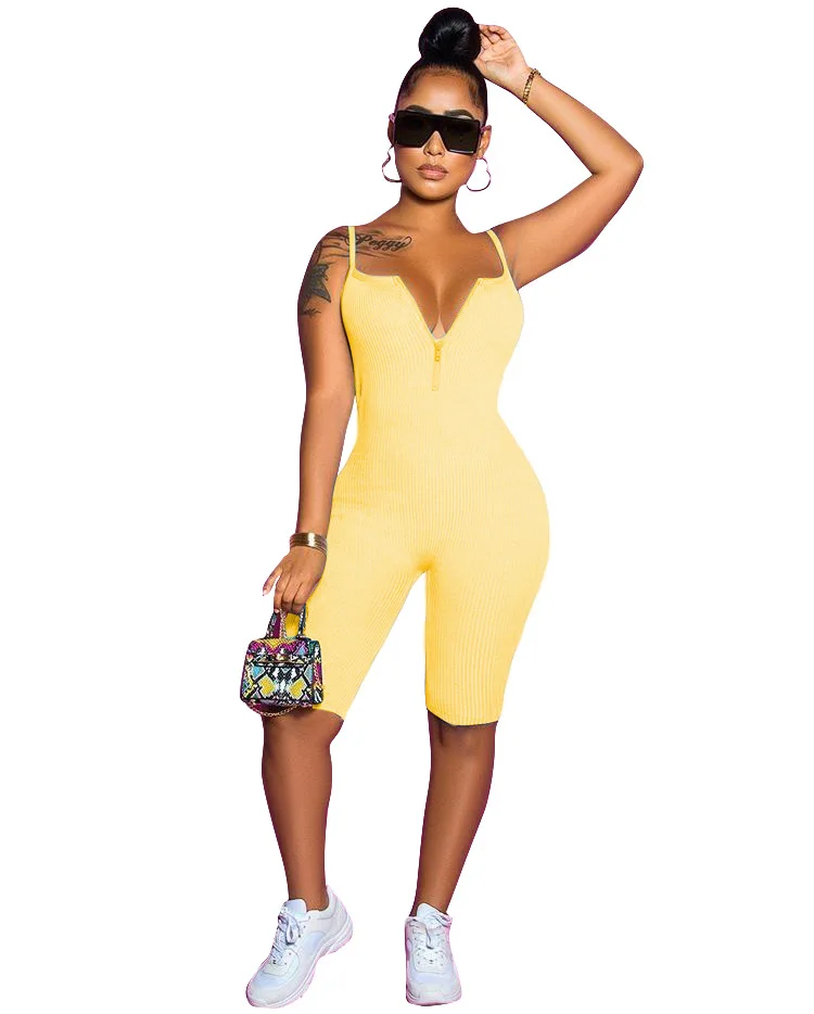 2020 Summer Backless Romper Shorts Overall Playsuit Women's Sport wear Bodycon romper bodysuit straight strap workout
2020 Summer Backless Romper Shorts Overall Playsuit Women's Sport wear Bodycon romper bodysuit straight strap workout