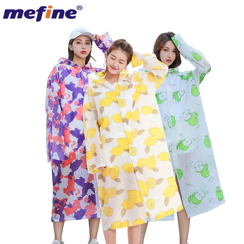 Factory price wholesale Customized Printed Adult Raincoat waterproof rain coat with hood MJ-862, Lemon/apple/leaf/camouflage
Factory price wholesale Customized Printed Adult Raincoat waterproof rain coat with hood MJ-862, Lemon/apple/leaf/camouflage