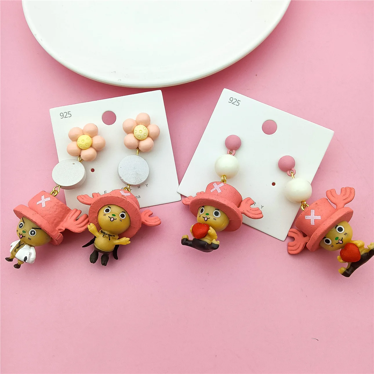 personality trend Q version of One Piece Joe Ba s925 silver needle live broadcast new stereo cartoon earrings earrings fema, Picture shows
personality trend Q version of One Piece Joe Ba s925 silver needle live broadcast new stereo cartoon earrings earrings fema, Picture shows