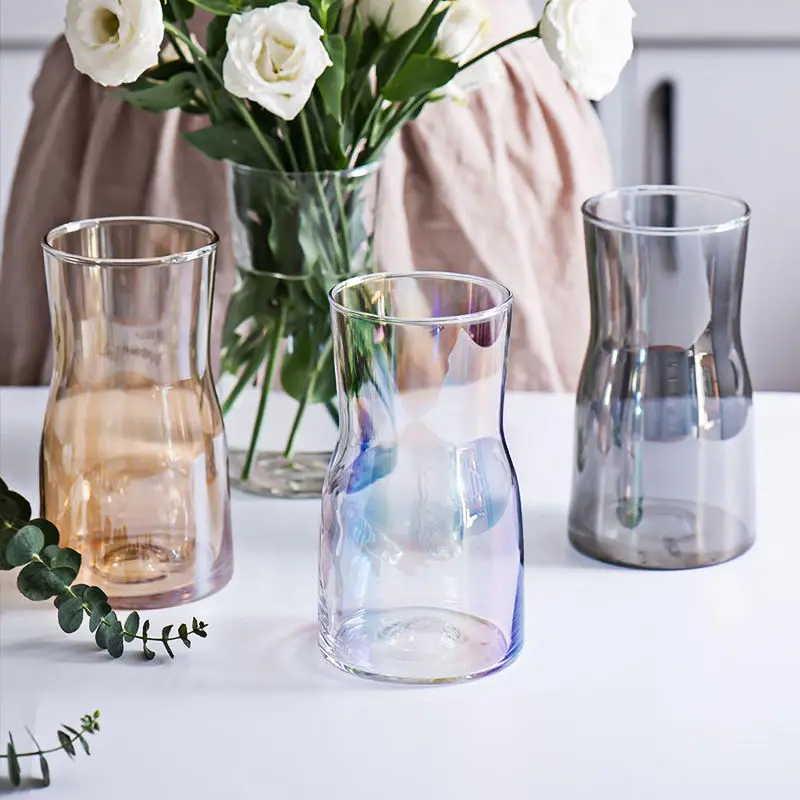 Wide Mouth Symphony Plating Colorful Crystal Tinted Glass Flower Vase For Home Decoration, Picture
Wide Mouth Symphony Plating Colorful Crystal Tinted Glass Flower Vase For Home Decoration, Picture