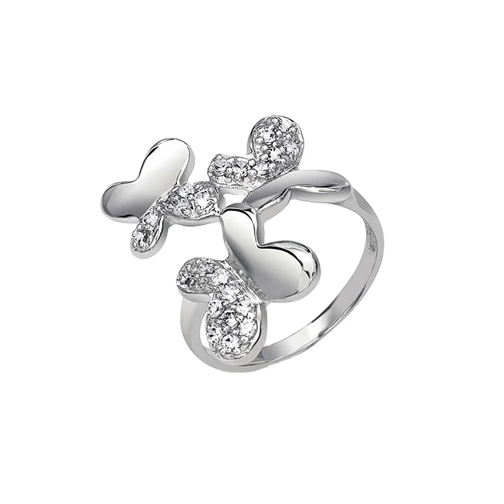 Unique Best Selling Three Butterfly Women Ring Pure Sterling Silver 925 Engagement Jewelry, Silver color
Unique Best Selling Three Butterfly Women Ring Pure Sterling Silver 925 Engagement Jewelry, Silver color