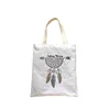 Retro dream come true heat transfer printing canvas bag indian dreamcatcher women shopping bags
