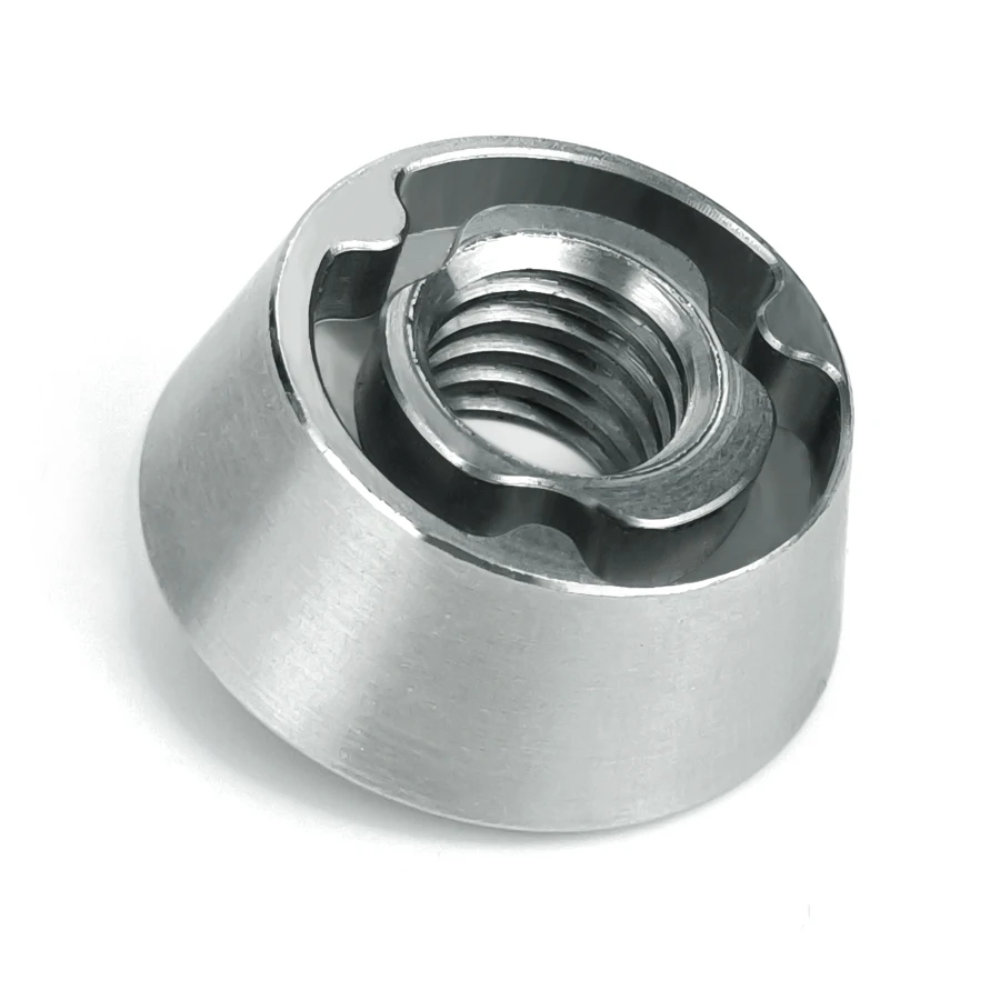 Customized 304 stainless steel movable joint nut with hole safety nut joint screw tamper-resistant nut Used for car wheel bones
Customized 304 stainless steel movable joint nut with hole safety nut joint screw tamper-resistant nut Used for car wheel bones