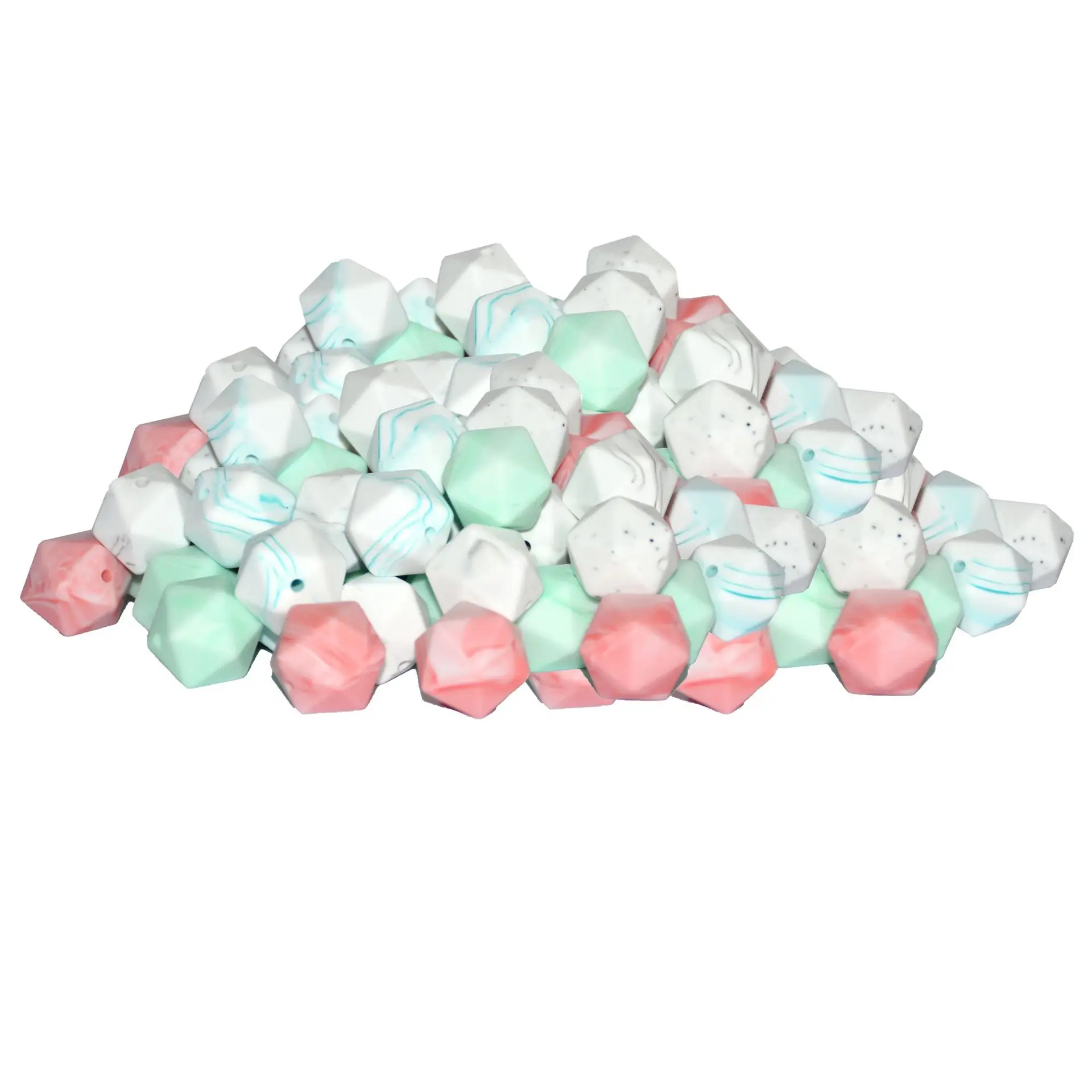 Hobbyworker DIY Icosahedral Silicone Loose Beads for Baby Molar Necklace Nipple Chain Accessories B0086, Colors
Hobbyworker DIY Icosahedral Silicone Loose Beads for Baby Molar Necklace Nipple Chain Accessories B0086, Colors