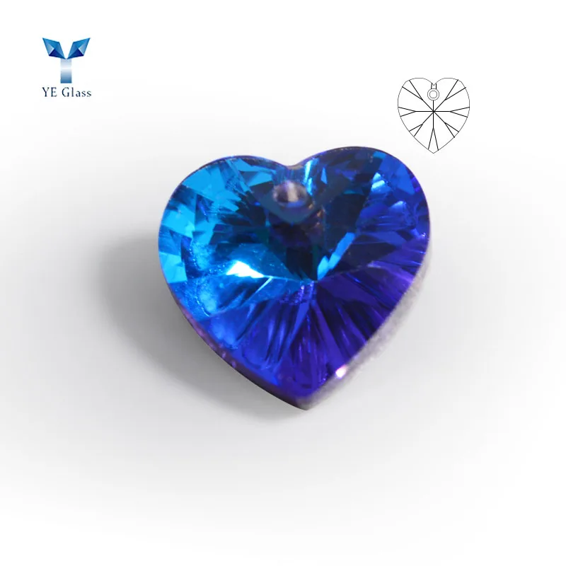 28mm Heart Shape Crystal Pendant Beads Glass Pendant Jewelry Bead Charm Glass Pendants for Jewelry Making Garment DIY
28mm Heart Shape Crystal Pendant Beads Glass Pendant Jewelry Bead Charm Glass Pendants for Jewelry Making Garment DIY