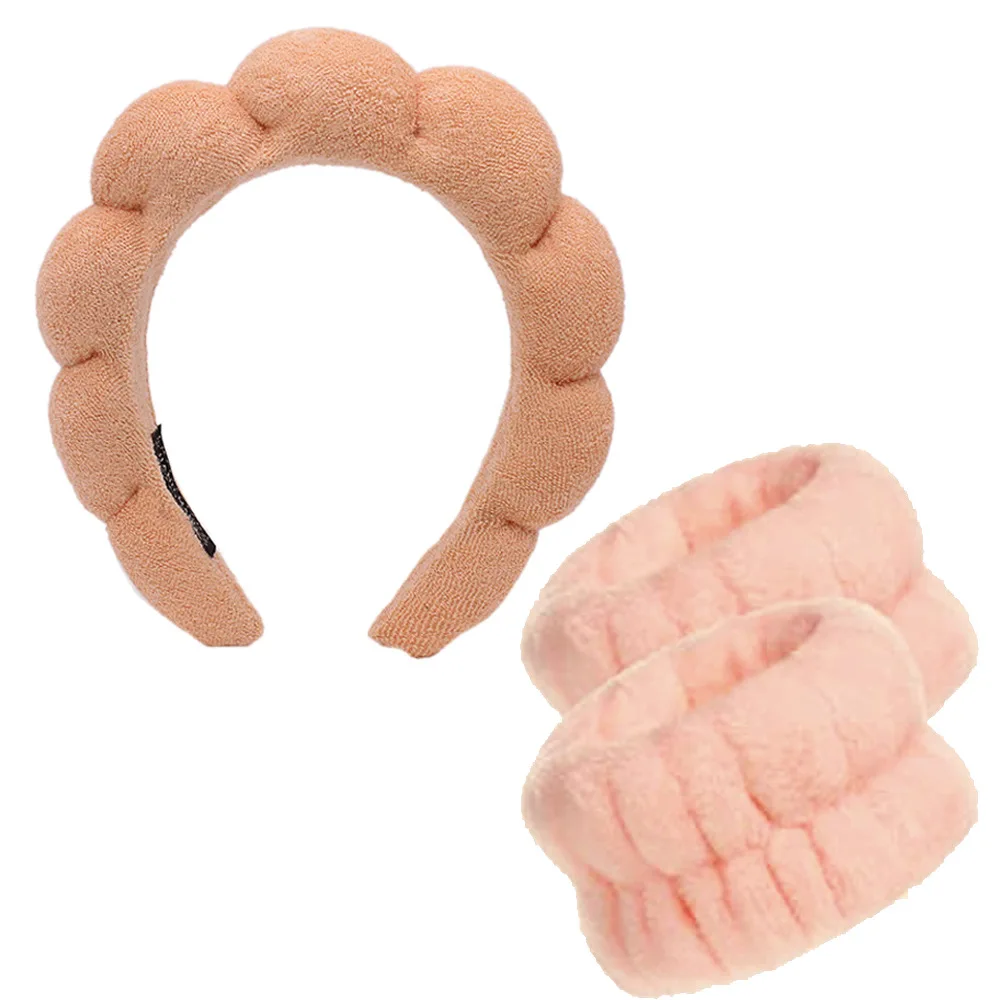 Sponge Spa Headband Wash Face Makeup Headband Wrist Band Set Korean Hair Band Headwear
Sponge Spa Headband Wash Face Makeup Headband Wrist Band Set Korean Hair Band Headwear