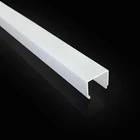 Light Cover/ Led Strip Lights Diffuser OEM Pmma Extrusion Flexible Strip Diffuser Lens Lamp Plastic Light LED PC Cover/