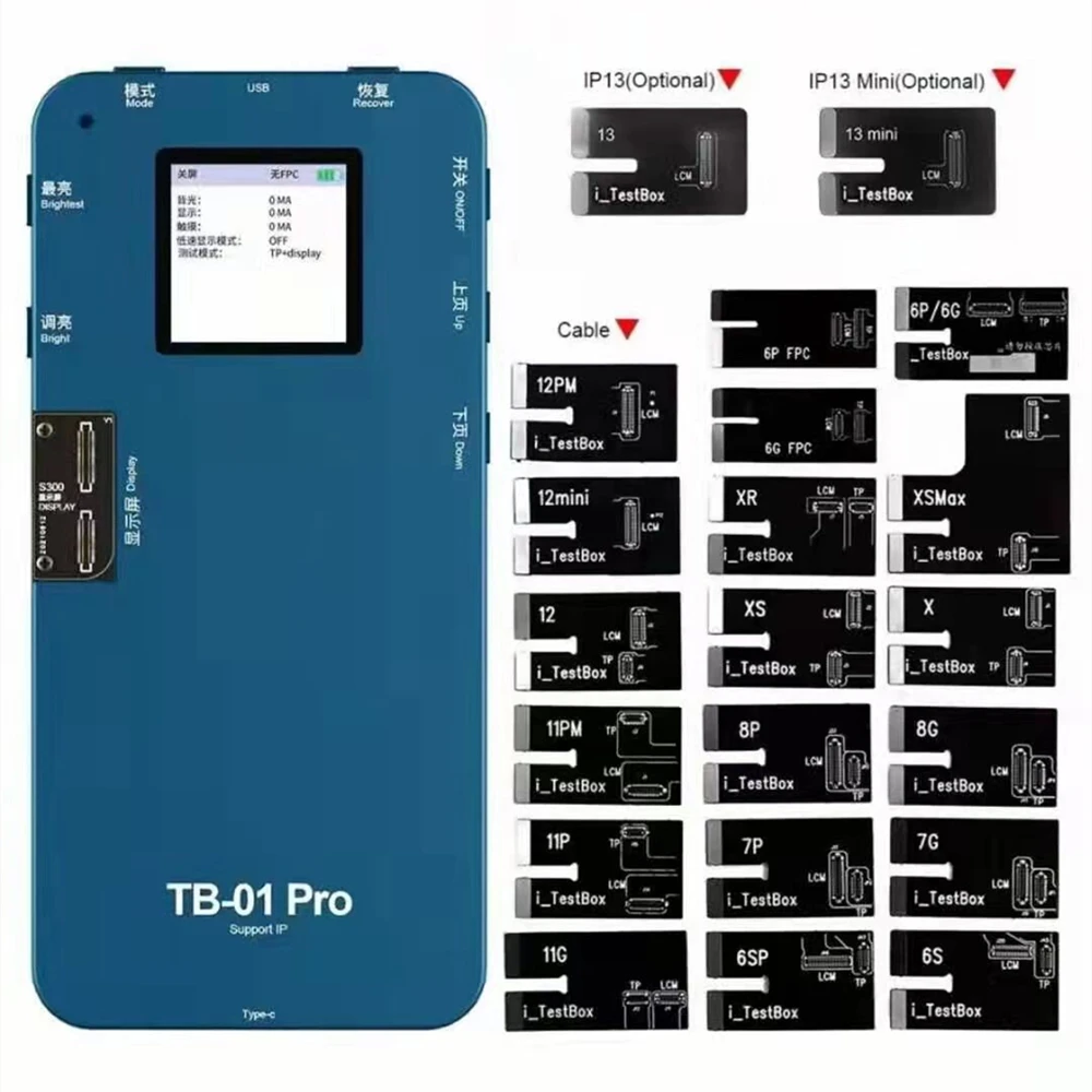 S300 LCD Screen Tester 3D Touch Testing True Tone Ambient Light Sensor Repair For iPhone For Samsung For Huawei, Blue
S300 LCD Screen Tester 3D Touch Testing True Tone Ambient Light Sensor Repair For iPhone For Samsung For Huawei, Blue