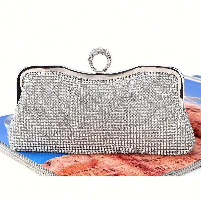 Luxury Ladies Rhinestones Crystal Evening Party Clutch Bags Wedding Porm Bridal Purse Handbags For Women
Luxury Ladies Rhinestones Crystal Evening Party Clutch Bags Wedding Porm Bridal Purse Handbags For Women
