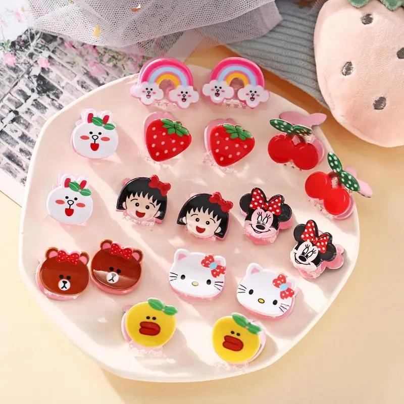 Fashion Cute Animal and Fruit Designs Little Hairpins Hair Accessories Clips for Kids, Colorful 
Fashion Cute Animal and Fruit Designs Little Hairpins Hair Accessories Clips for Kids, Colorful