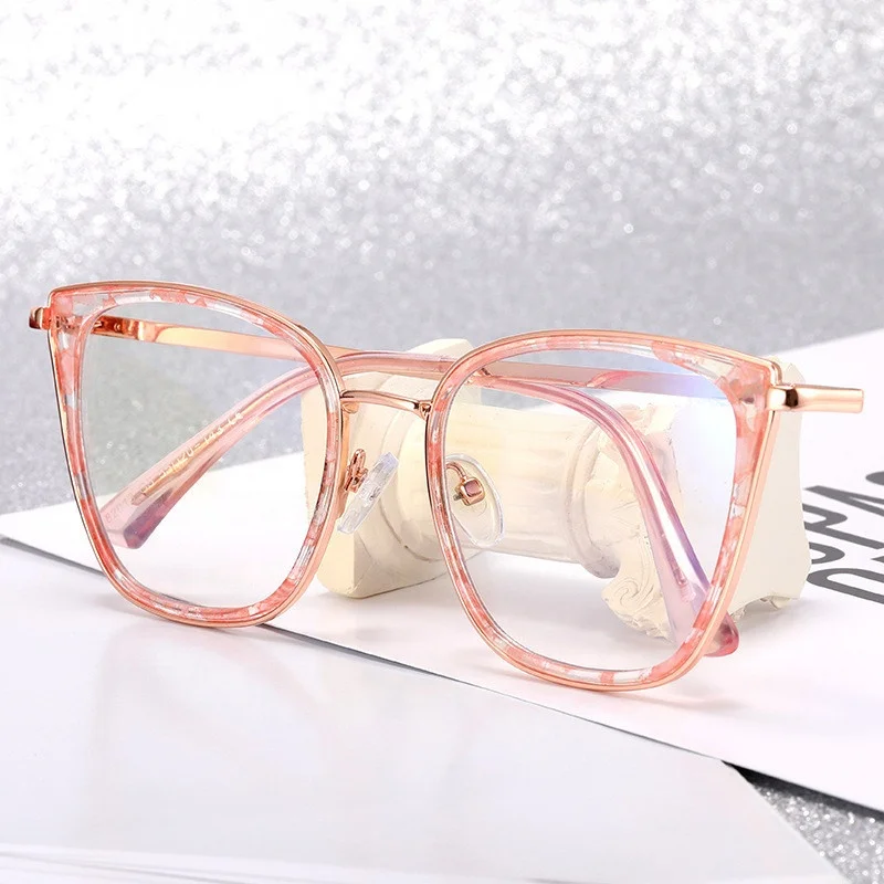 Jiuling eyewear vintage leopard frame comfortable resin nose pad glasses cat eye tr90 frame glasses frame eyeglass for women
Jiuling eyewear vintage leopard frame comfortable resin nose pad glasses cat eye tr90 frame glasses frame eyeglass for women