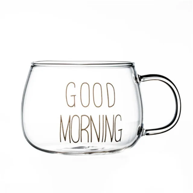 Letter Printed Transparent Creative Glass Coffee Tea Drinks Dessert Breakfast Milk Cup Glass Mugs Handle Drink ware
Letter Printed Transparent Creative Glass Coffee Tea Drinks Dessert Breakfast Milk Cup Glass Mugs Handle Drink ware