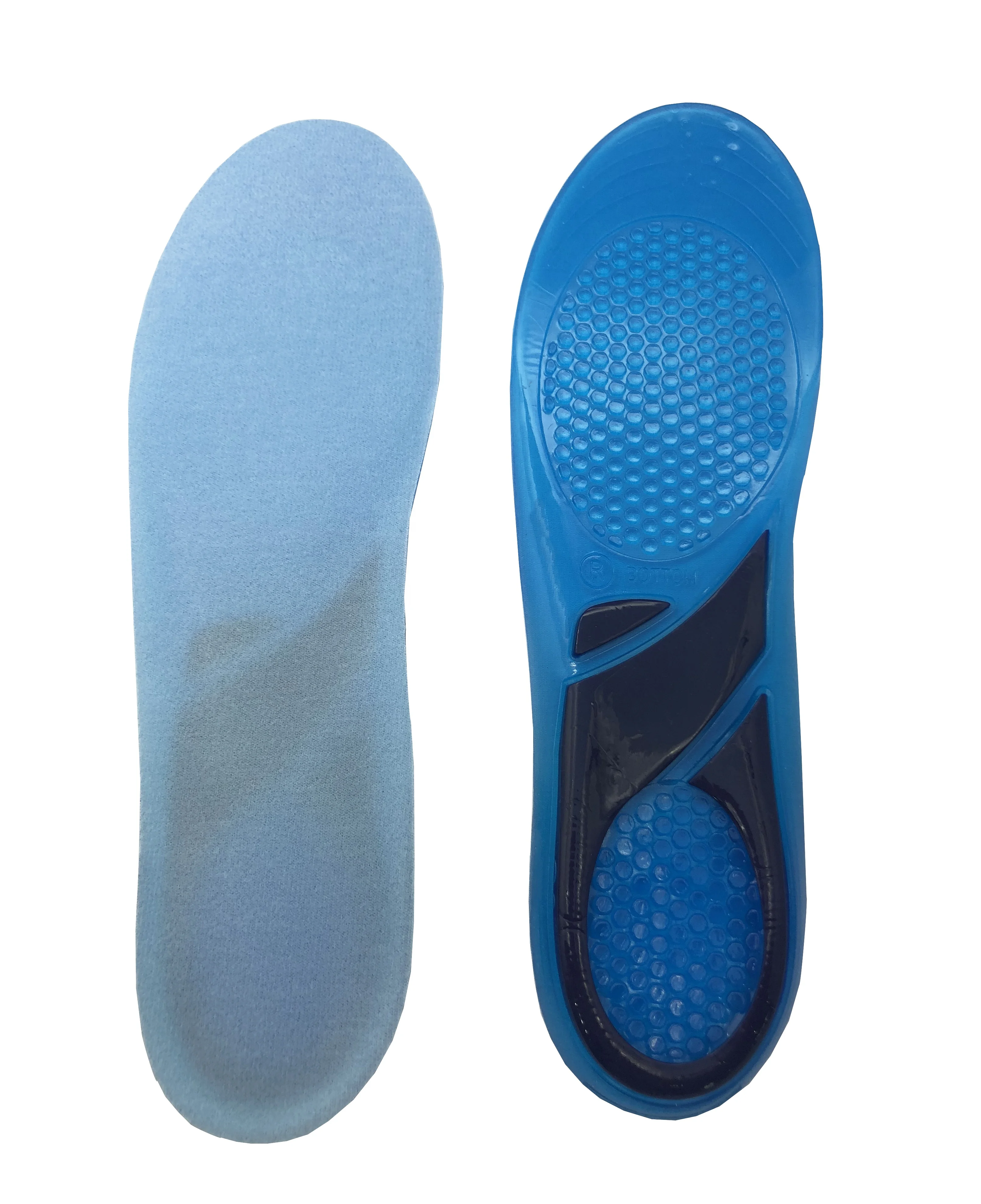 High quality cooling gel foot pads foot care insole Cushioning ventilation shoe for insole sport gel insole, Light blue
High quality cooling gel foot pads foot care insole Cushioning ventilation shoe for insole sport gel insole, Light blue