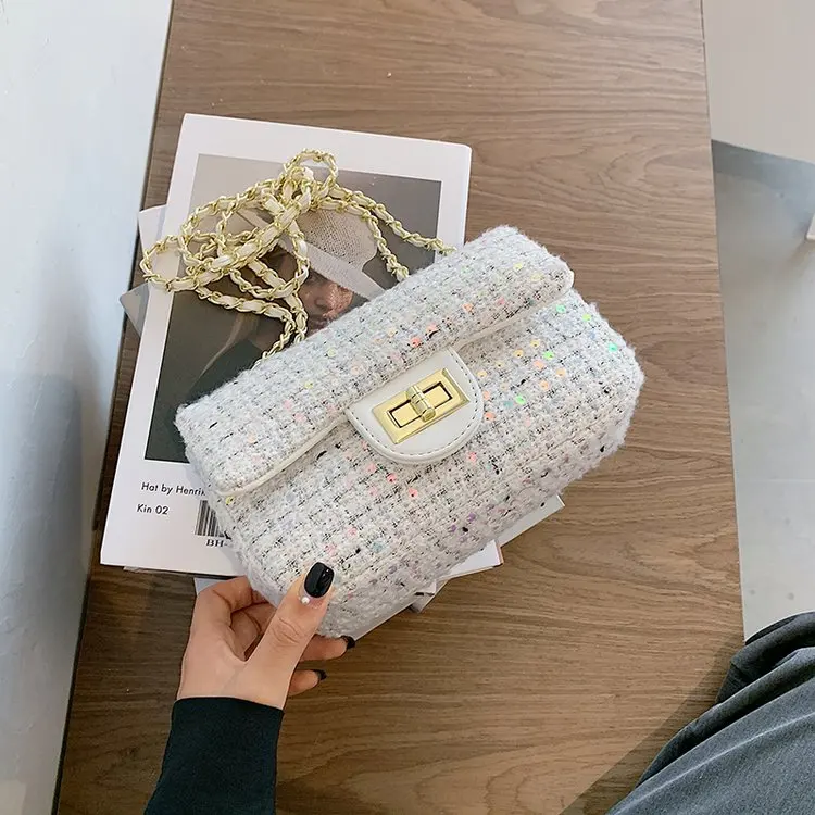 2021 New Fashion Sequins Delicate Handbag Lady Purses and Messenger Bag for Women, 3 colors
2021 New Fashion Sequins Delicate Handbag Lady Purses and Messenger Bag for Women, 3 colors