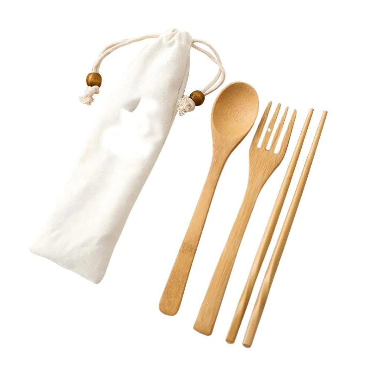 New natural environmental protection holiday gift spoon fork chopstick bamboo cutlery set, Natural color
New natural environmental protection holiday gift spoon fork chopstick bamboo cutlery set, Natural color