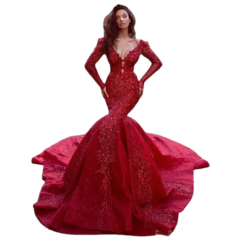 Bridalaffair 2023 Red Mermaid Prom Dresses High Split Evening Gowns Casual Women plus size evening dress Women short party dress
Bridalaffair 2023 Red Mermaid Prom Dresses High Split Evening Gowns Casual Women plus size evening dress Women short party dress