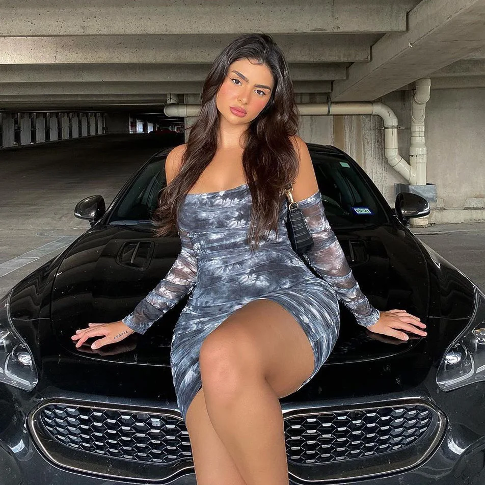 YS175 Sexy Open Back Printed Dresses Long Sleeve Off Shoulder Vestido Pleated Lace Mini Dress Women, Shown
YS175 Sexy Open Back Printed Dresses Long Sleeve Off Shoulder Vestido Pleated Lace Mini Dress Women, Shown
