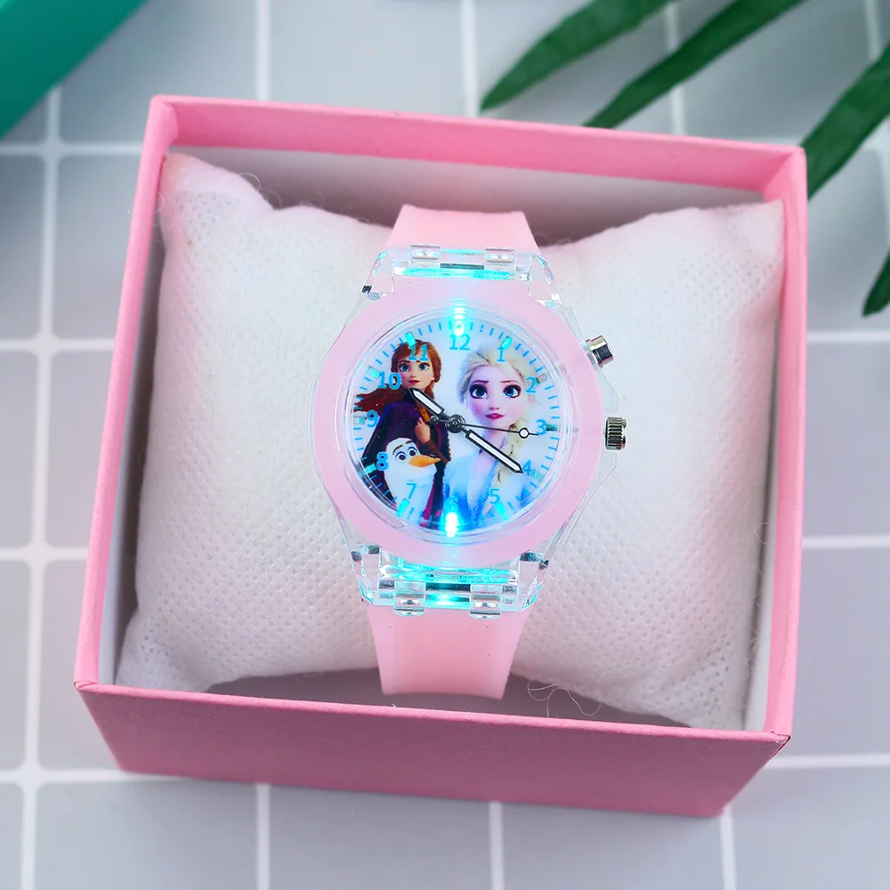 Cute princess LED Light Princess Pattern Children Luminous watch Crystal Cartoon Quartz Wristwatch for Girls Kids Toy Gift
Cute princess LED Light Princess Pattern Children Luminous watch Crystal Cartoon Quartz Wristwatch for Girls Kids Toy Gift