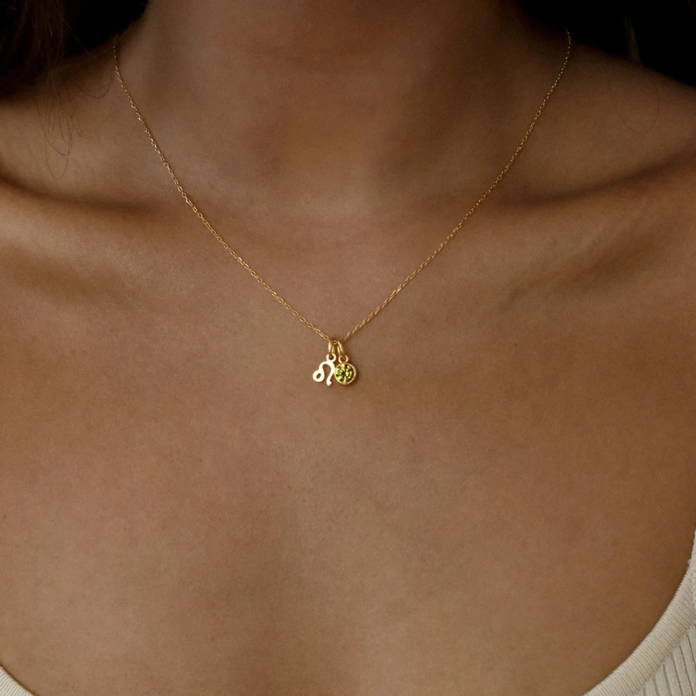 Dainty Statement 12 Constellations Necklace 18K Gold Plated Zircon Birthday Stone Horoscope Necklace For Birthday Gift Women
Dainty Statement 12 Constellations Necklace 18K Gold Plated Zircon Birthday Stone Horoscope Necklace For Birthday Gift Women