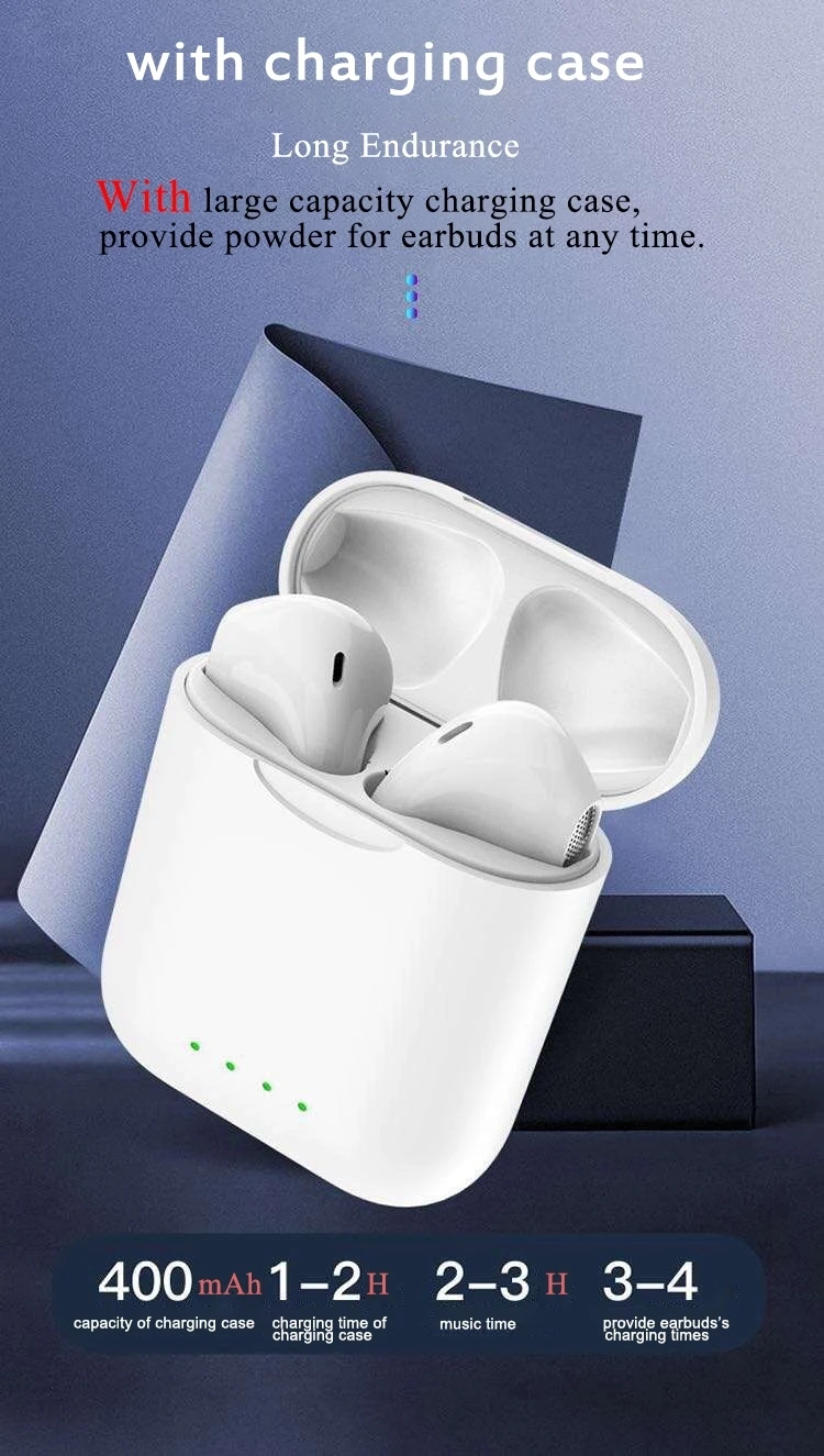 High Quality Pop-Up Window I88 Tws Blue Tooth 5.0 Smart Sports In-Ear Earphones - ANKUX.COM