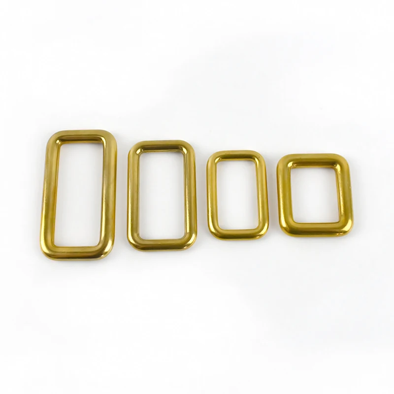 Mettee BD003 20/26/32/39mm Brass Die-casting Seamless Carrying Ring Bag Accessories Strap Connection Square Buckle, Gold
Mettee BD003 20/26/32/39mm Brass Die-casting Seamless Carrying Ring Bag Accessories Strap Connection Square Buckle, Gold